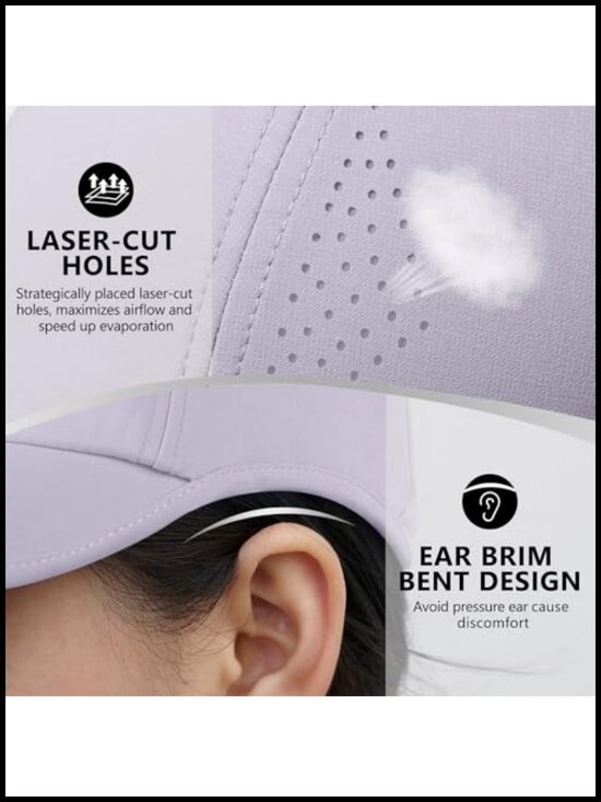 Performance Running Hat - Stretchy Fabric with Vented Mesh for Outdoor Workouts main image 5